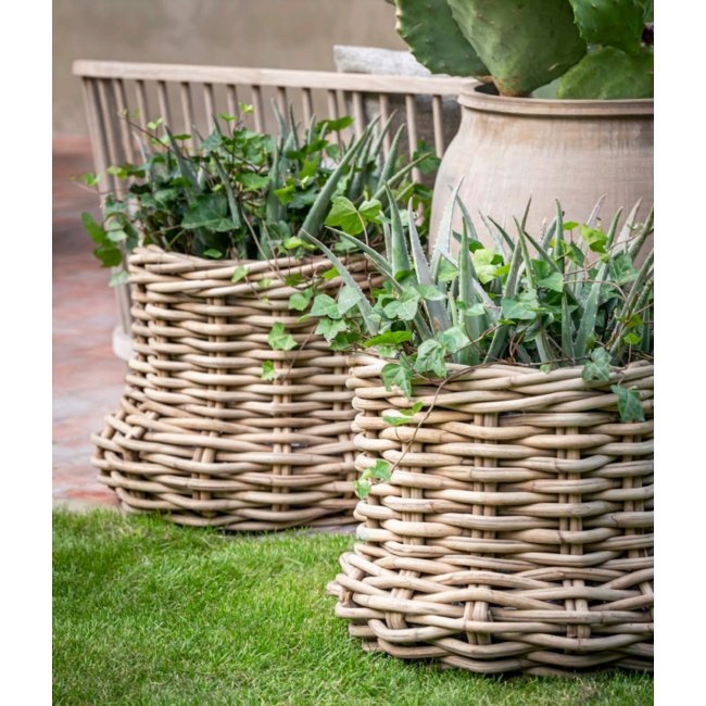 Gommaire Plantenbak Nell | Rattan | 2 Maten