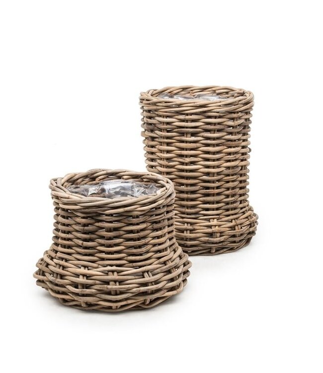 Gommaire Plantenbak Nell | Rattan | 2 Maten