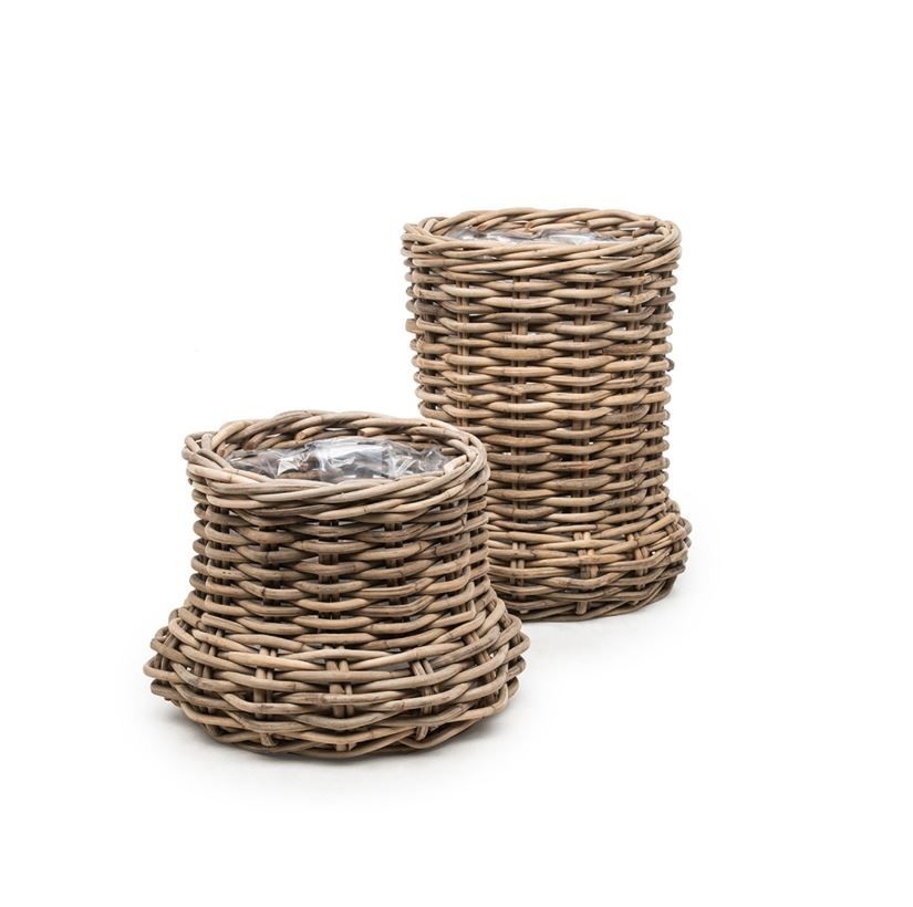 Gommaire Plantenbak Nell | Rattan | 2 Maten