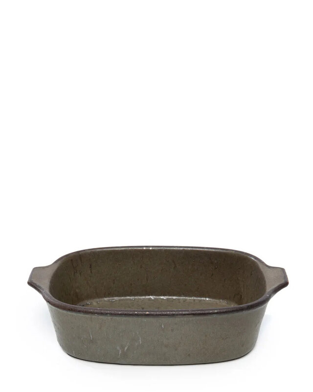 Bazar Bizar Comporta Ovenschaal | Groen | S | H6 x B14 x D22 cm
