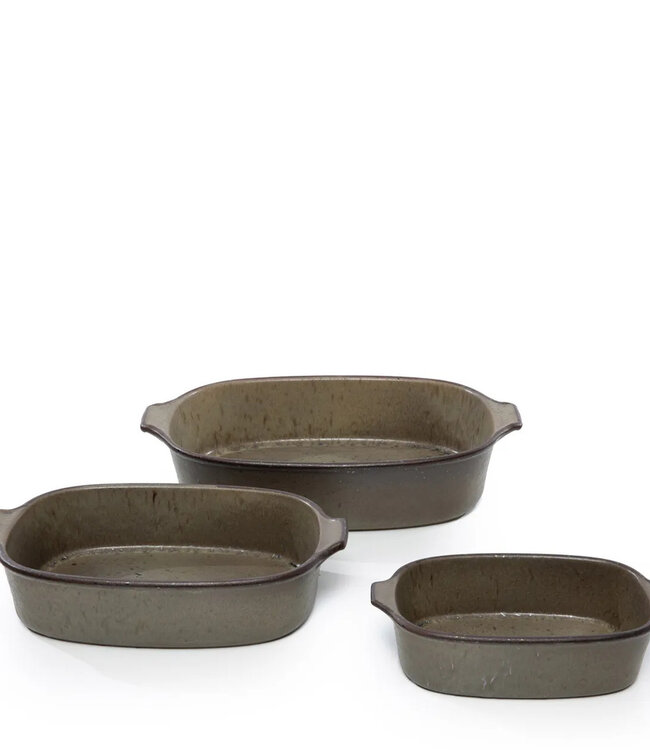 Bazar Bizar Comporta Ovenschaal | Groen | S | H6 x B14 x D22 cm