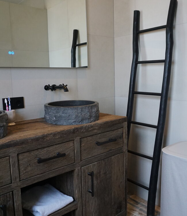 Rene Houtman Rinske Badkamermeubel Oud Eikenhout 3-Lades 2-Deurtjes