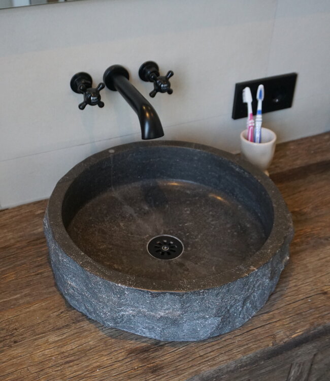 Rene Houtman Rinske Badkamermeubel Oud Eikenhout 3-Lades 2-Deurtjes