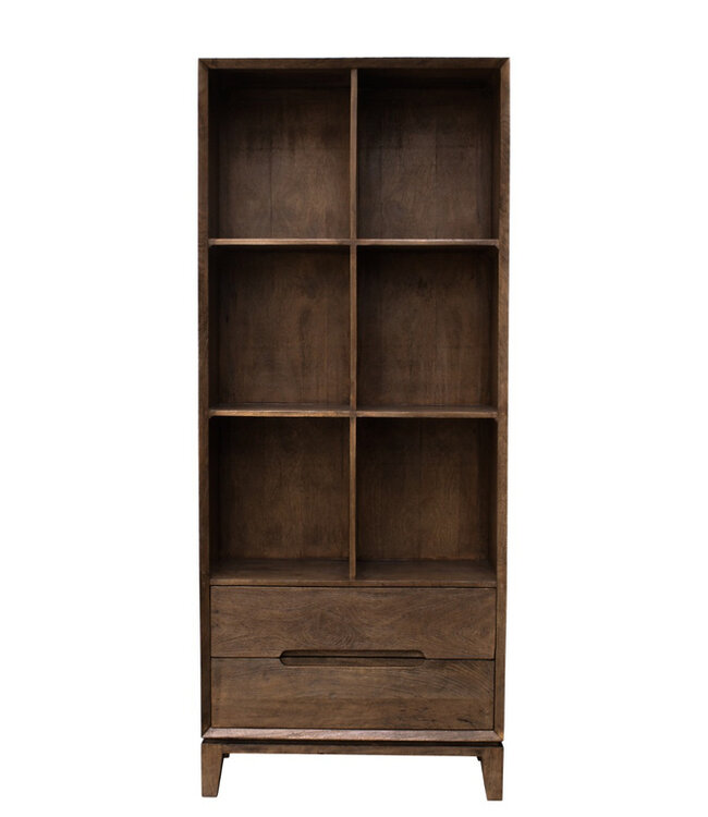 Livingfurn Cortez Boekenkast H200xB83xD40 cm