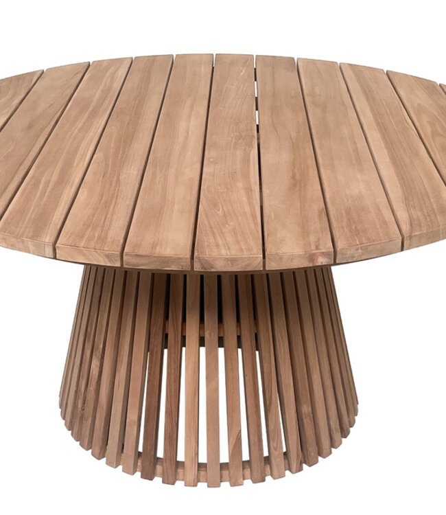 Rene Houtman Tuintafel Cindo | Rond | Teakhout | 120cm