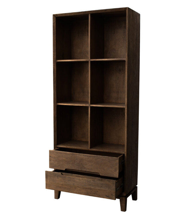 Livingfurn Cortez Boekenkast H200xB83xD40 cm