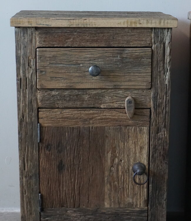 Rene Houtman Nachtkastjes Truckwood | Set Van 2 | H65xB42xD30 cm