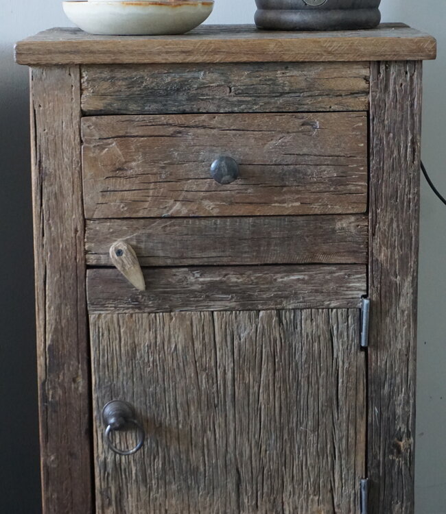 Rene Houtman Nachtkastjes Truckwood | Set Van 2 | H65xB42xD30 cm