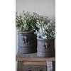 Bloempot Met Ramskop | Set Van 2 | Majestic Brown