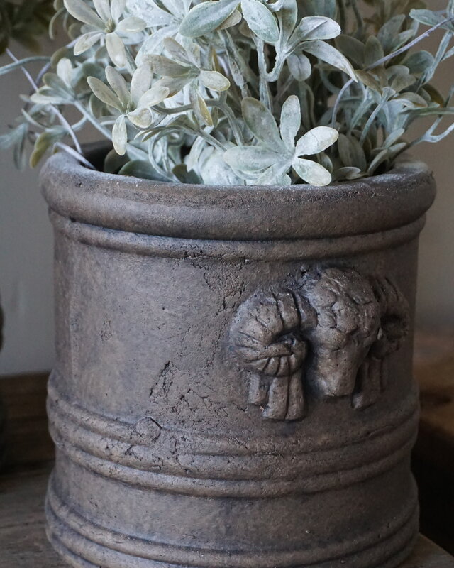 Brynxz Bloempot Met Ramskop | Set Van 2 | Majestic Brown