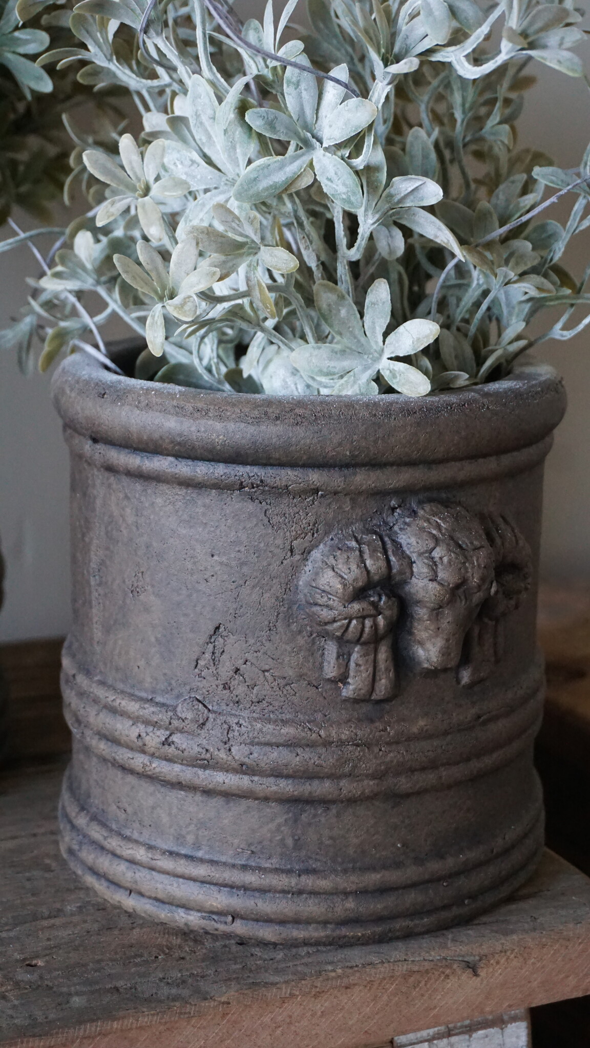 Brynxz Bloempot Met Ramskop | Set Van 2 | Majestic Brown