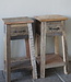 Rene Houtman Bijzettafel/Nachtkastje Truckwood | Set Van 2 | H76xB38xD39,5 cm