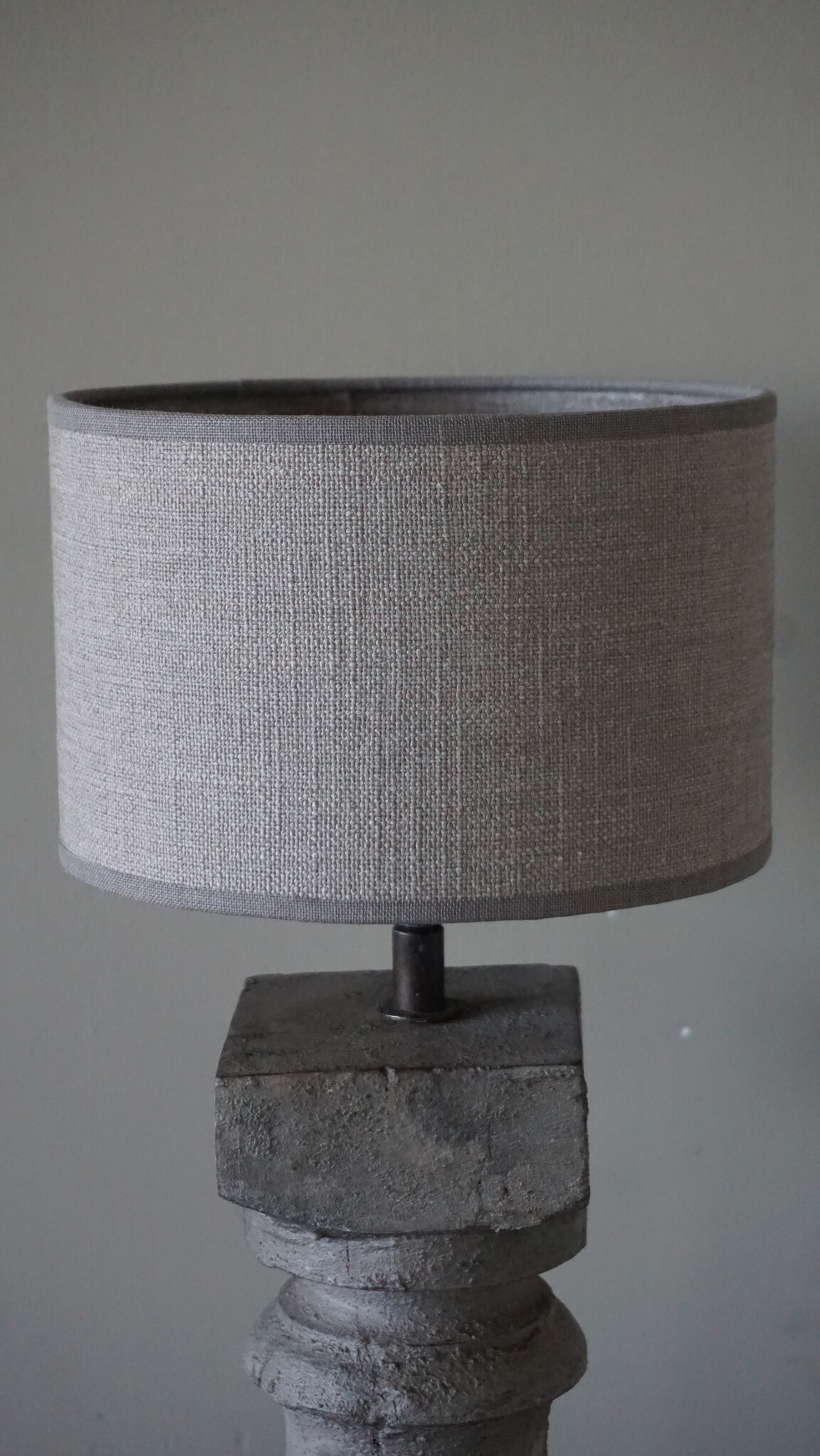 Rene Houtman Lampenkap | Rond | Taupe | H13 x D20 cm