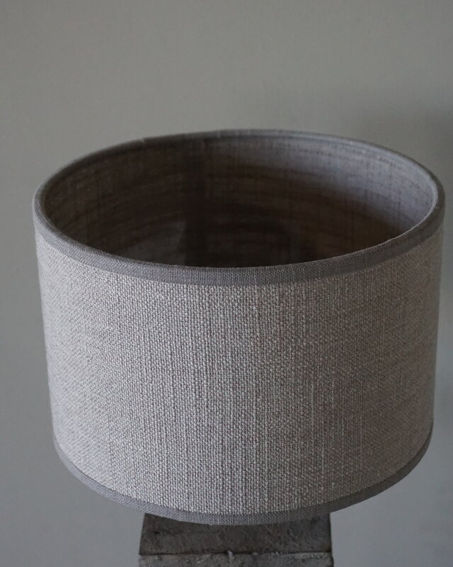 Rene Houtman Lampenkap | Rond | Taupe | H13 x D20 cm