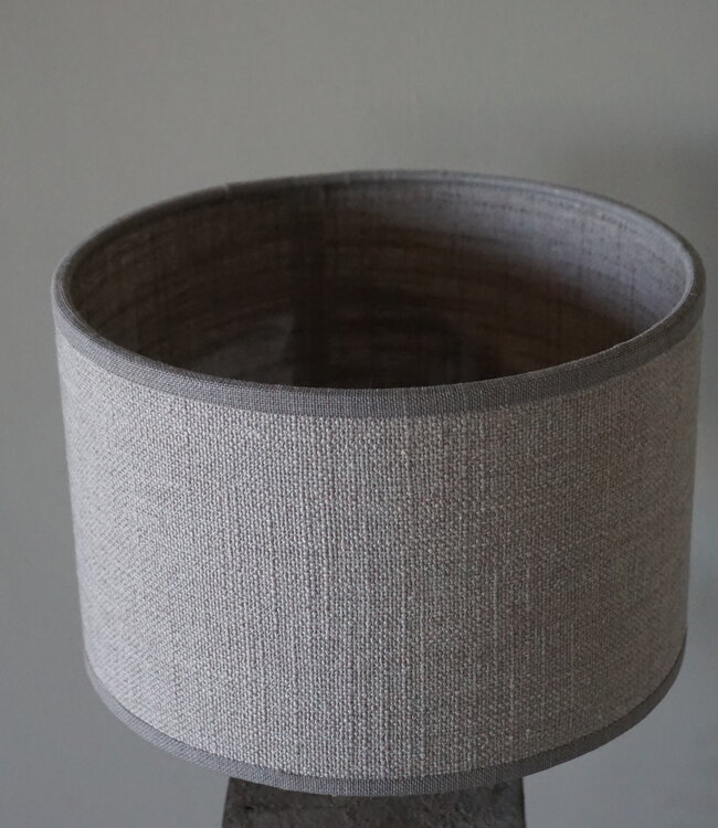 Rene Houtman Lampenkap | Rond | Taupe | H13 x D20 cm