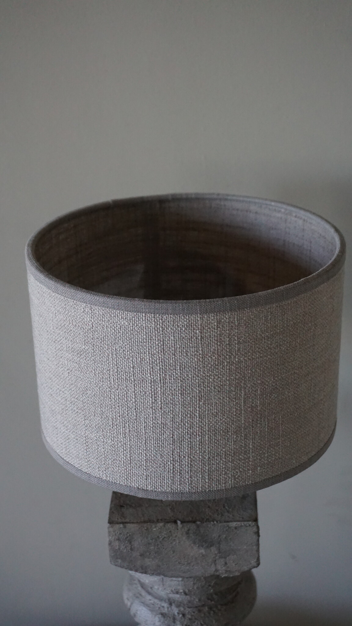Rene Houtman Lampenkap | Rond | Taupe | H13 x D20 cm