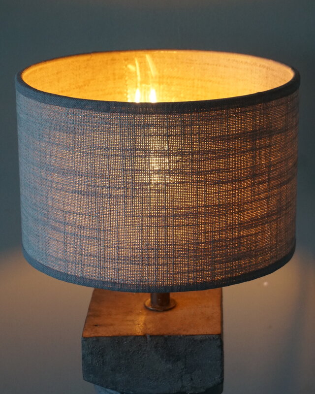Rene Houtman Lampenkap | Rond | Taupe | H13 x D20 cm
