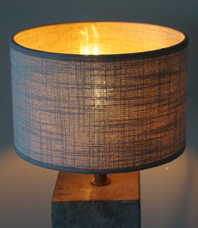 Rene Houtman Lampenkap | Rond | Taupe | H13 x D20 cm