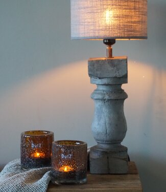 Rene Houtman Lampenkap | Rond | Taupe | H13 x D20 cm