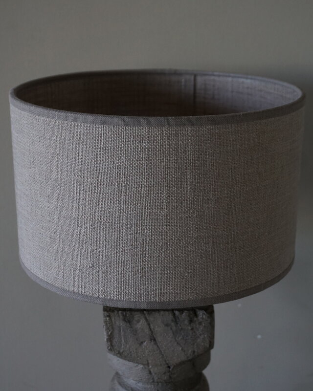Rene Houtman Lampenkap | Rond | Taupe | H15 x D25 cm