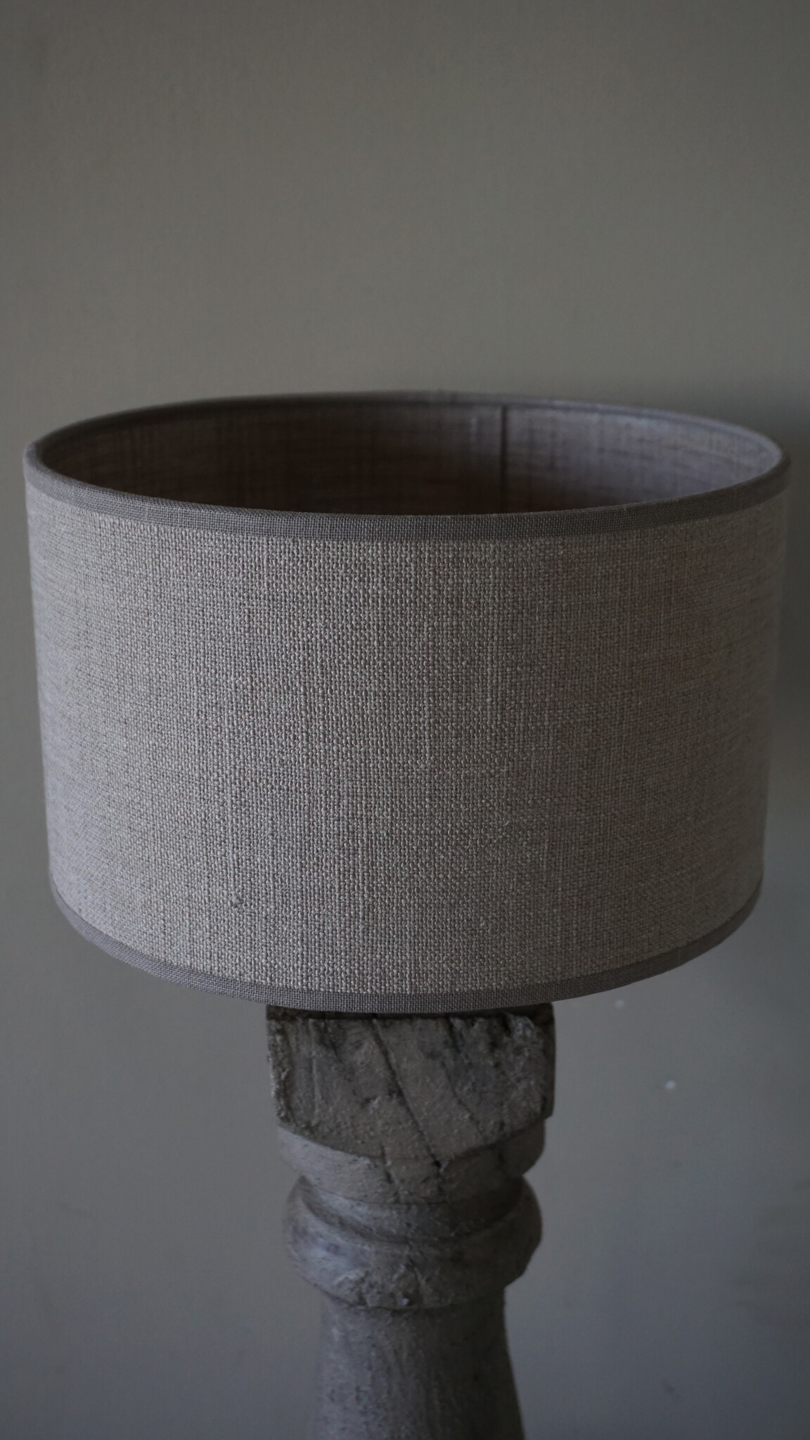 Rene Houtman Lampenkap | Rond | Taupe | H15 x D25 cm