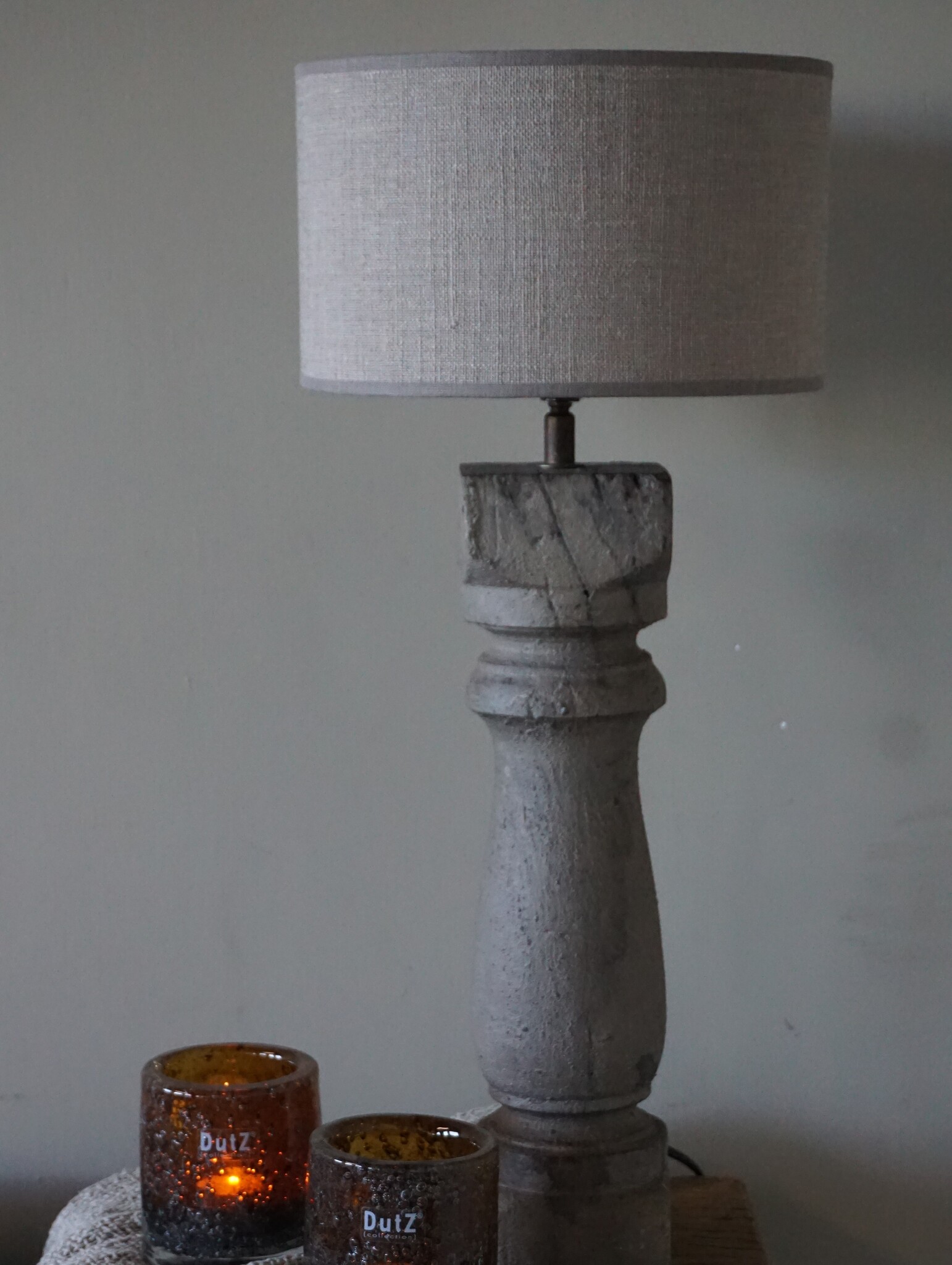 Rene Houtman Lampenkap | Rond | Taupe | H15 x D25 cm