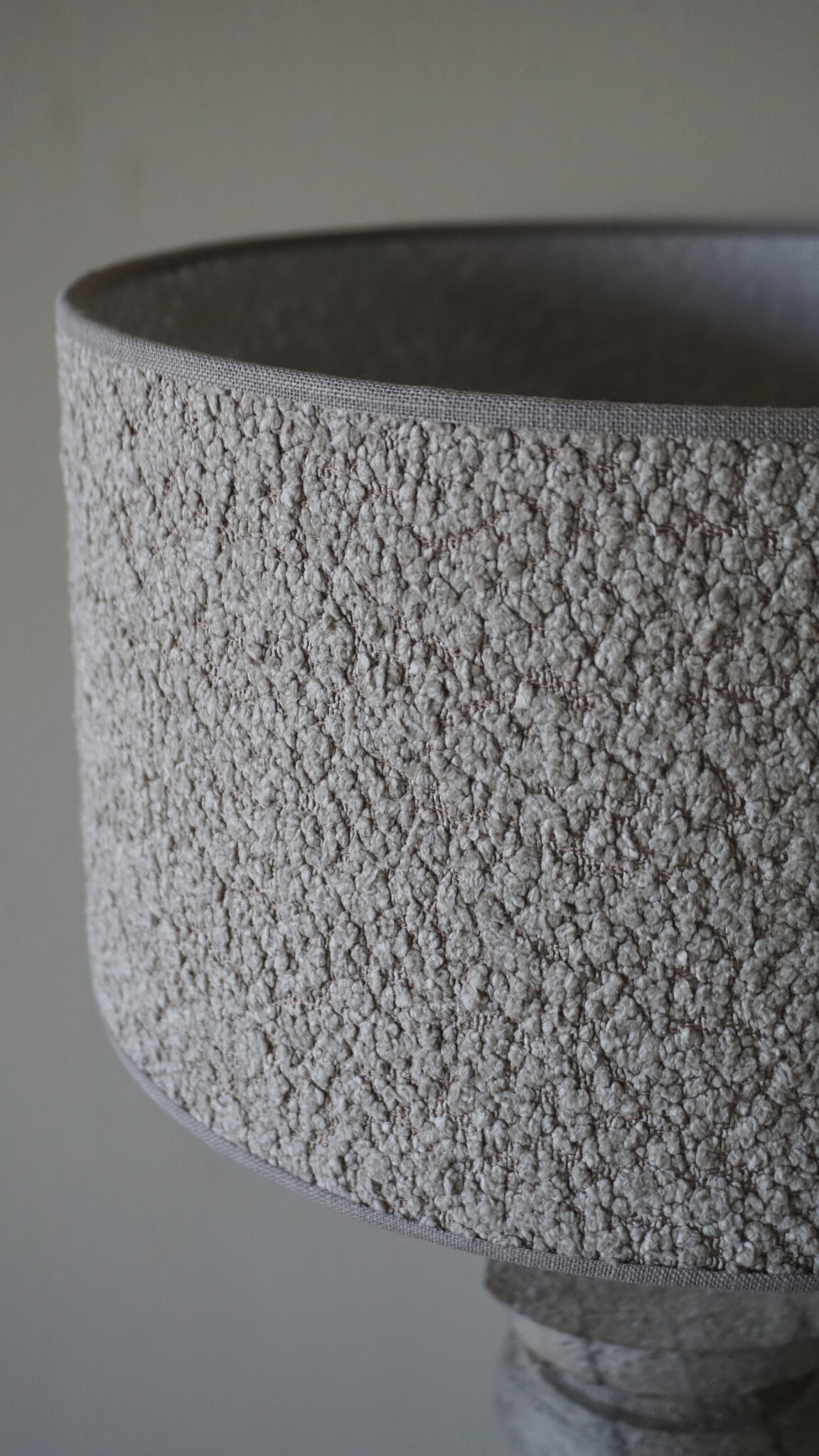 Rene Houtman Lampenkap | Rond | Teddy | H17 x D30 cm