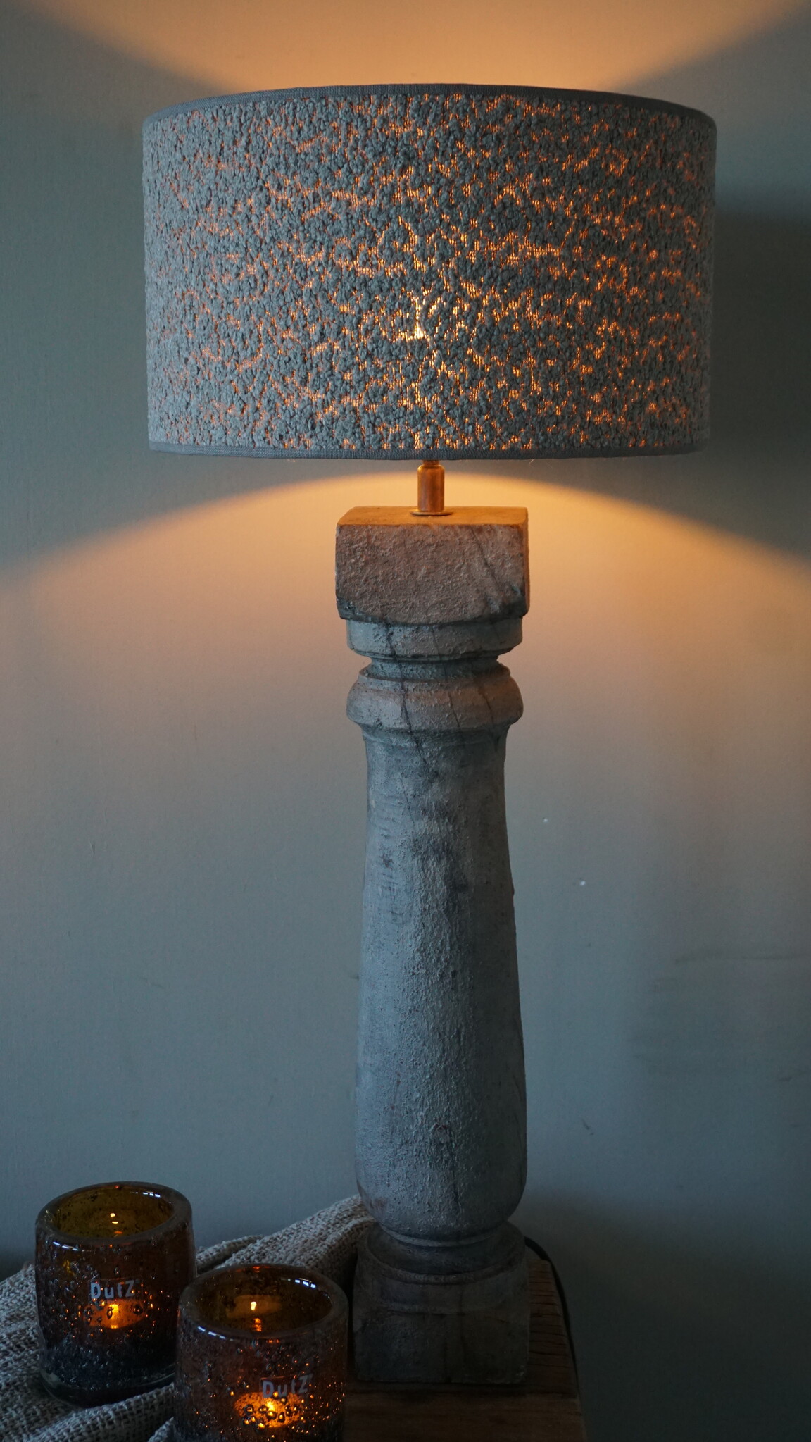 Rene Houtman Lampenkap | Rond | Teddy | H17 x D30 cm