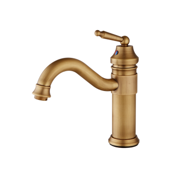 Rene Houtman Nostalgische Wastafelkraan Goud - H23 cm