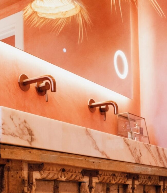 JEE-O Slimline Wand Wastafelkraan | 90 graden uitloop | Meerdere kleuren