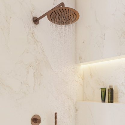 JEE-O Slimline Wand Douche Combinatie 02 | Met Handdouche | Meerdere kleuren