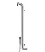 JEE-O Flow Wanddouche | Met Eengreep-mengkraan en Handdouche | H133,7 cm | Geborsteld