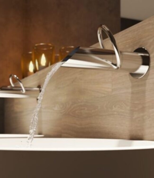 JEE-O Pure – Wandkraan Geborsteld RVS