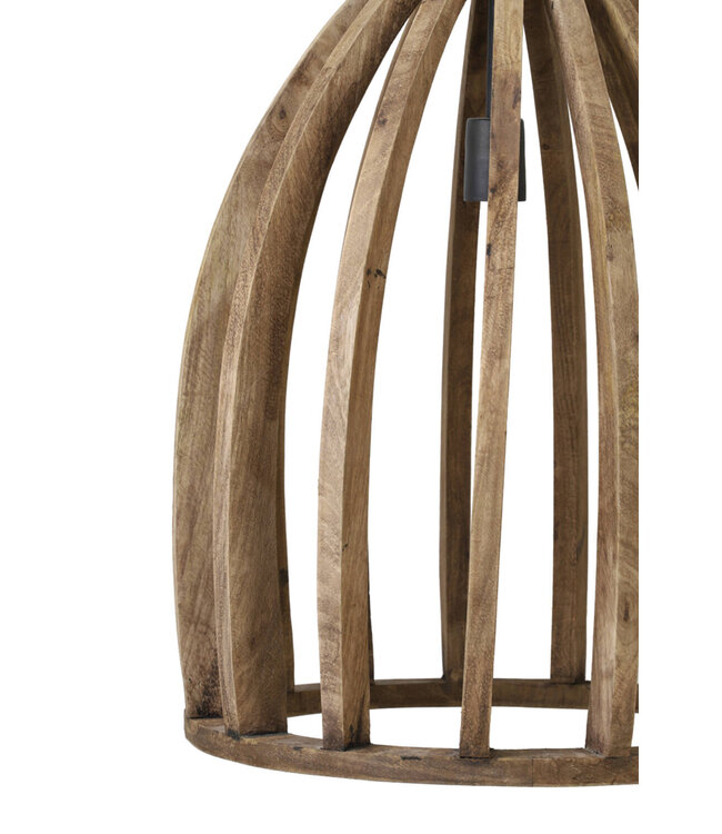 Light&Living Hanglamp Haranka | Hout | Donkerbruin | 2 Maten