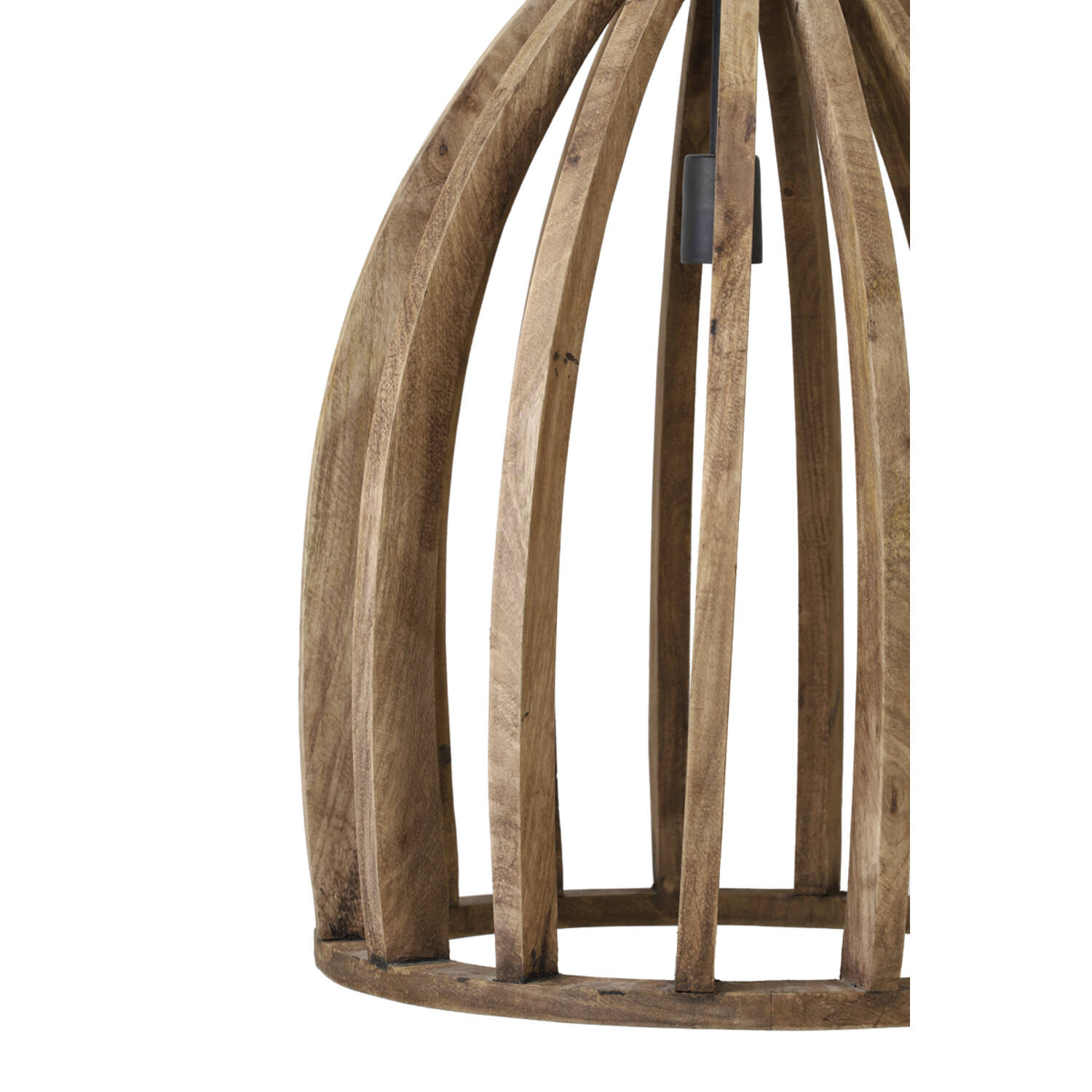 Light&Living Hanglamp Haranka | Hout | Donkerbruin | 2 Maten