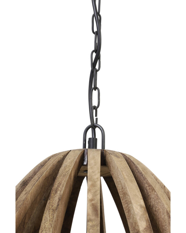 Light&Living Hanglamp Haranka | Hout | Donkerbruin | 2 Maten