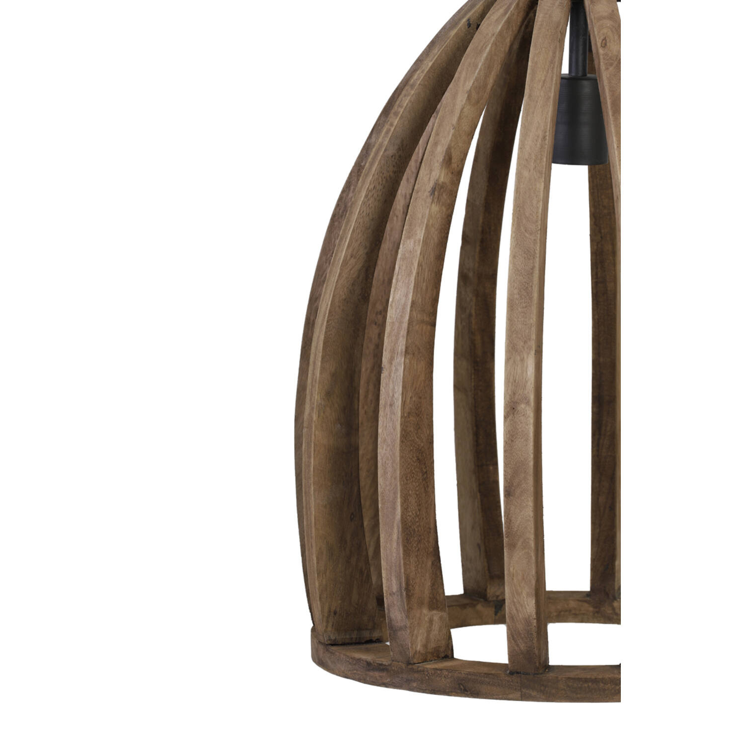 Light&Living Hanglamp Haranka | Hout | Donkerbruin | 2 Maten