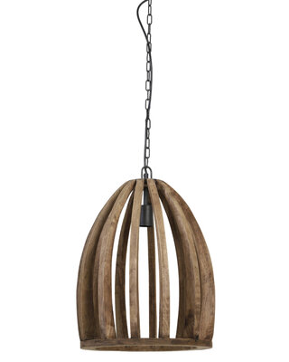 Light&Living Hanglamp Haranka | Hout | Donkerbruin