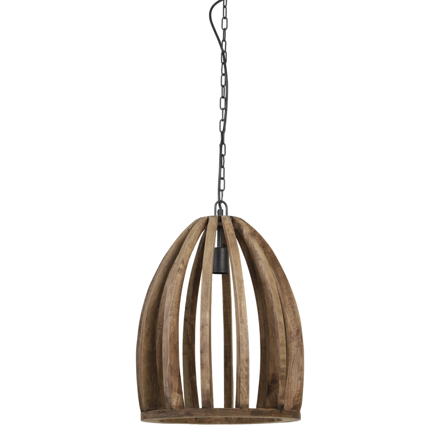 Light&Living Hanglamp Haranka | Hout | Donkerbruin | 2 Maten