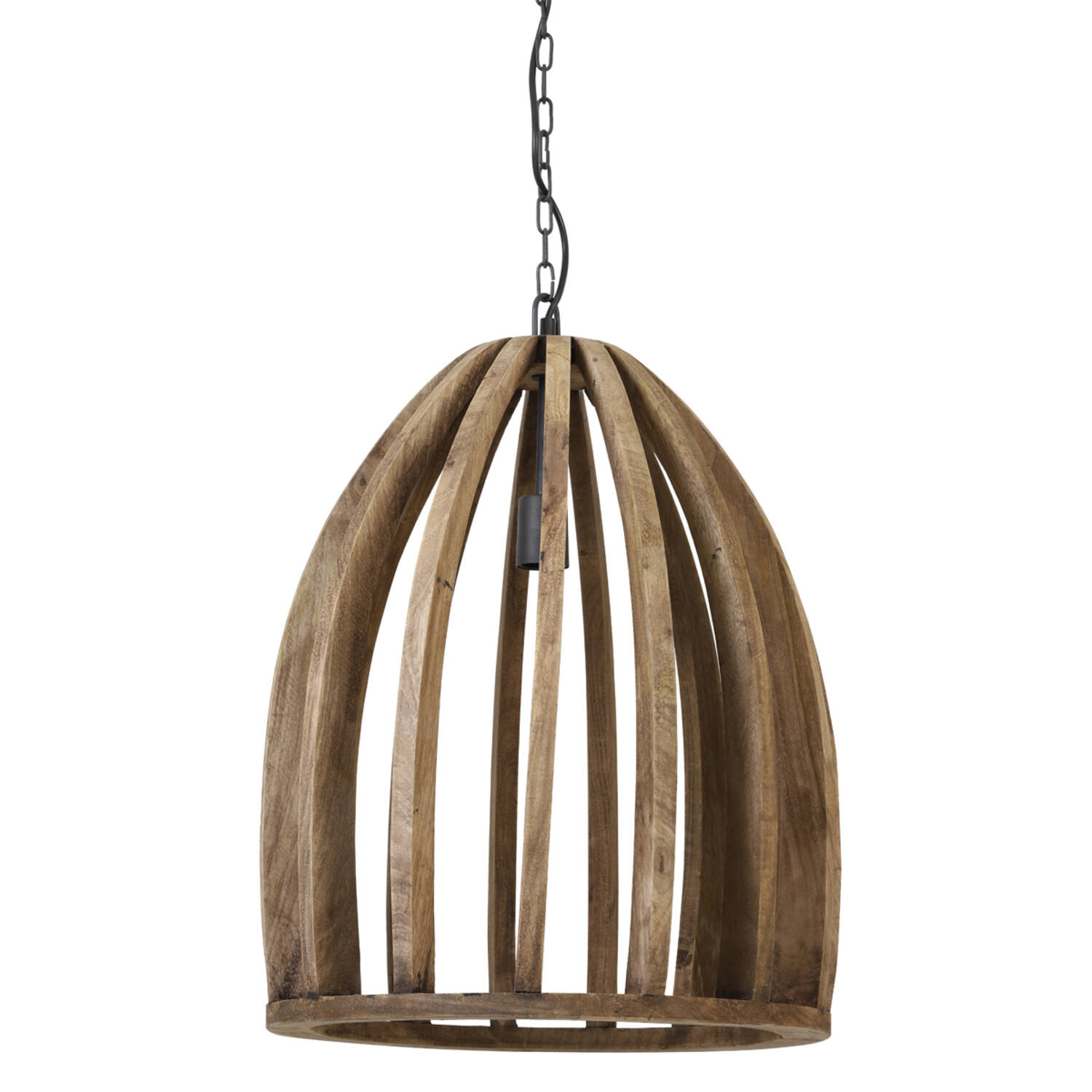 Light&Living Hanglamp Haranka | Hout | Donkerbruin | 2 Maten