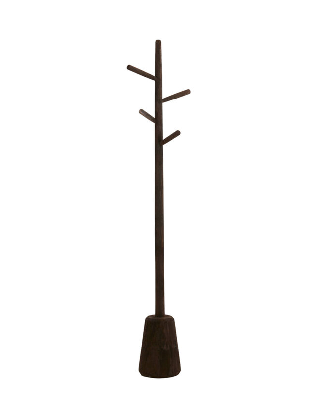 Light&Living Kapstok Yenice | Hout | Chocoladebruin | H152 x D20 cm