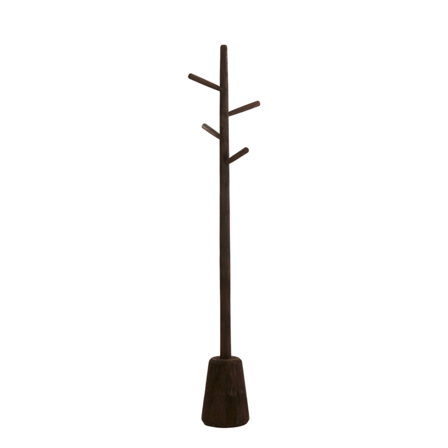 Light&Living Kapstok Yenice | Hout | Chocoladebruin | H152 x D20 cm