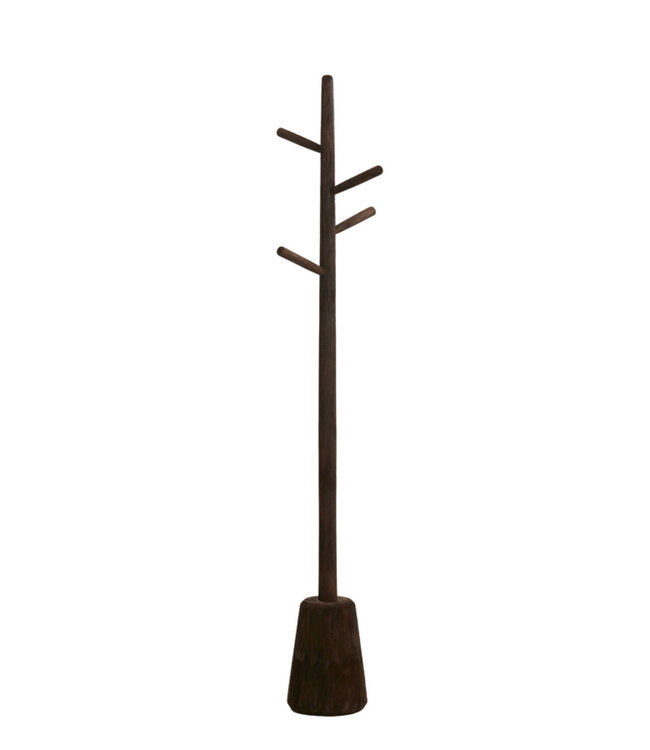Light&Living Kapstok Yenice | Hout | Chocoladebruin | H152 x D20 cm