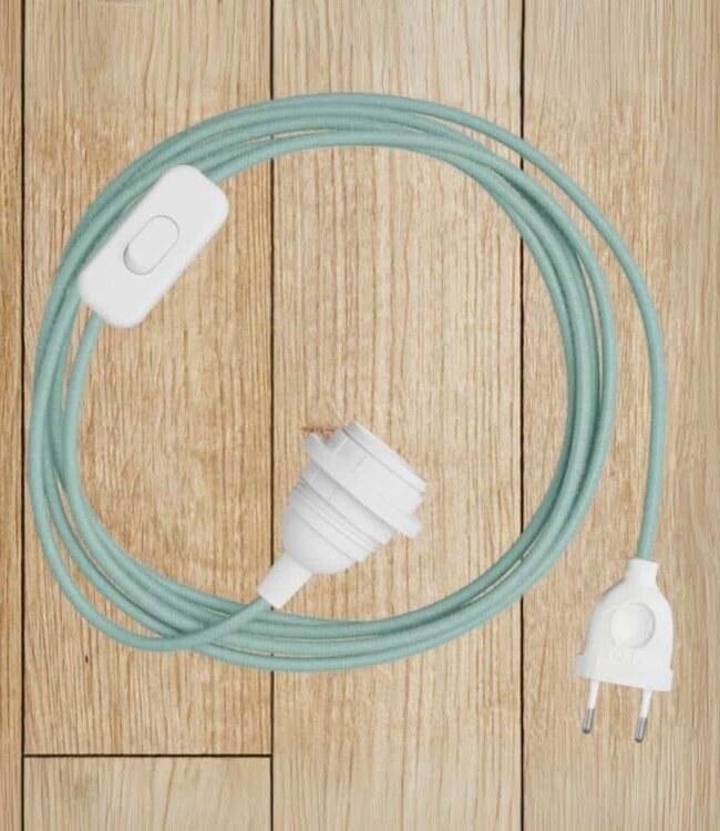 ORIGINAL HOME Textielsnoer Met Lichtschakelaar | 1,6 m | Groen
