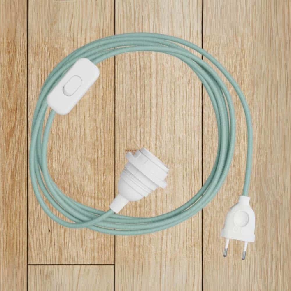 ORIGINAL HOME Textielsnoer Met Lichtschakelaar | 1,6 m | Groen