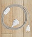 ORIGINAL HOME Textielsnoer Met Lichtschakelaar | 1,6 m | Grijs