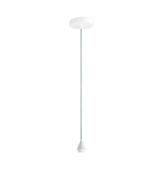 ORIGINAL HOME Textielsnoer Met Metalen Plafondrozet | 2 m | Groen