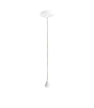 ORIGINAL HOME Textielsnoer Met Metalen Plafondrozet | 2 m | Grijs