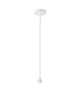 ORIGINAL HOME Textielsnoer Met Metalen Plafondrozet | 3 m | Wit