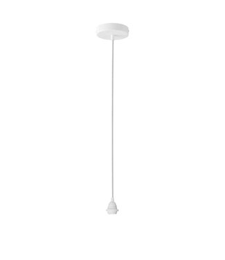 ORIGINAL HOME Textielsnoer Met Metalen Plafondrozet | 3 m | Wit